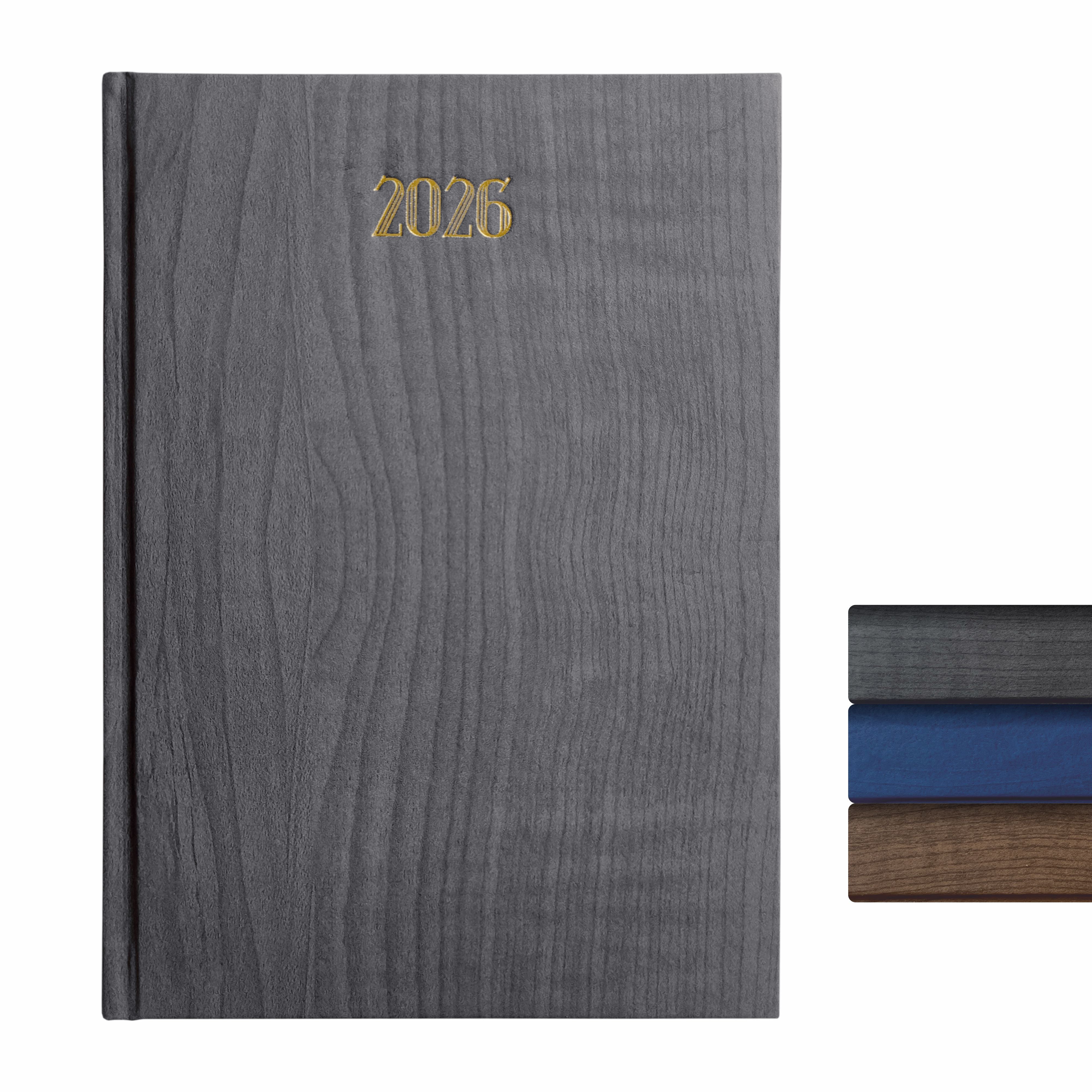 Anupam Dash 2026 Diary with Dates, 2026 Daily Planner Full Page Per Day with Monthly Calendar, New Year Diary 2026 80 GSM, 365 Days Aesthetic Book & Daily Diary for Office -